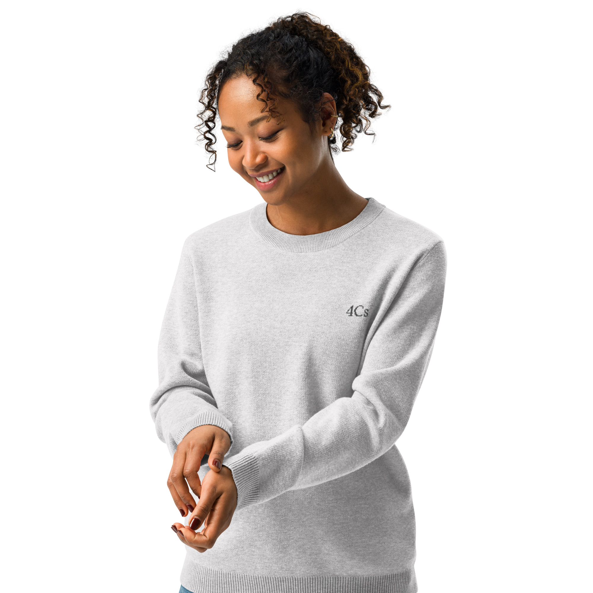 Pull tricoté ras-du-cou