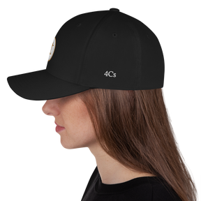 casquette 4C’s 4Cs hat noir black carat