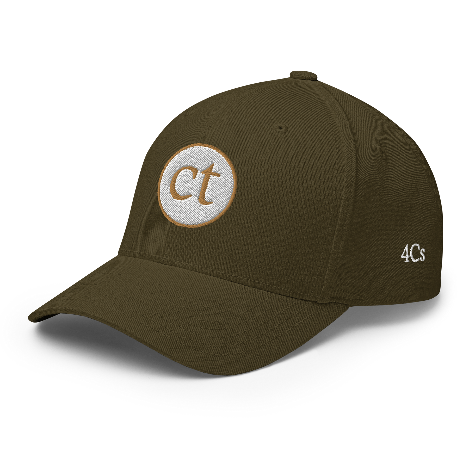 casquette 4C’s 4Cs hat olive green carat