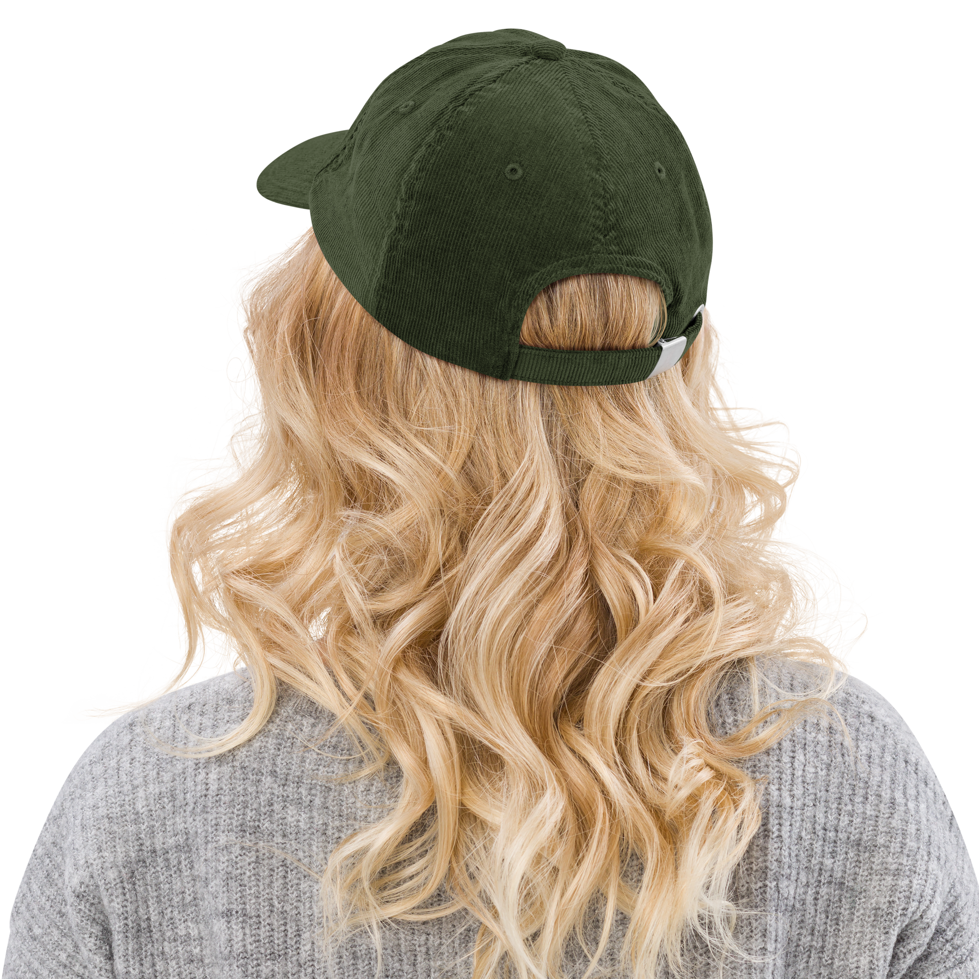 Casquette en velours côtelé