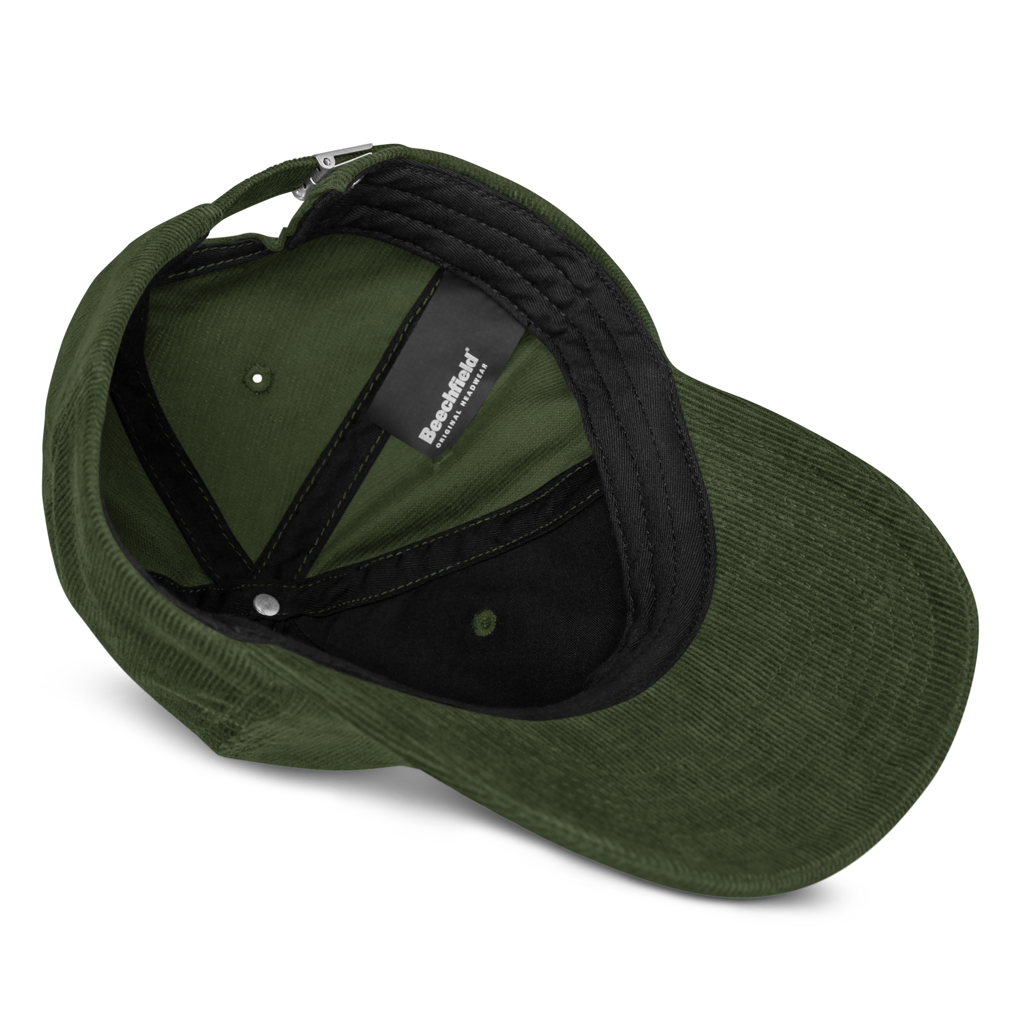 Casquette en velours côtelé