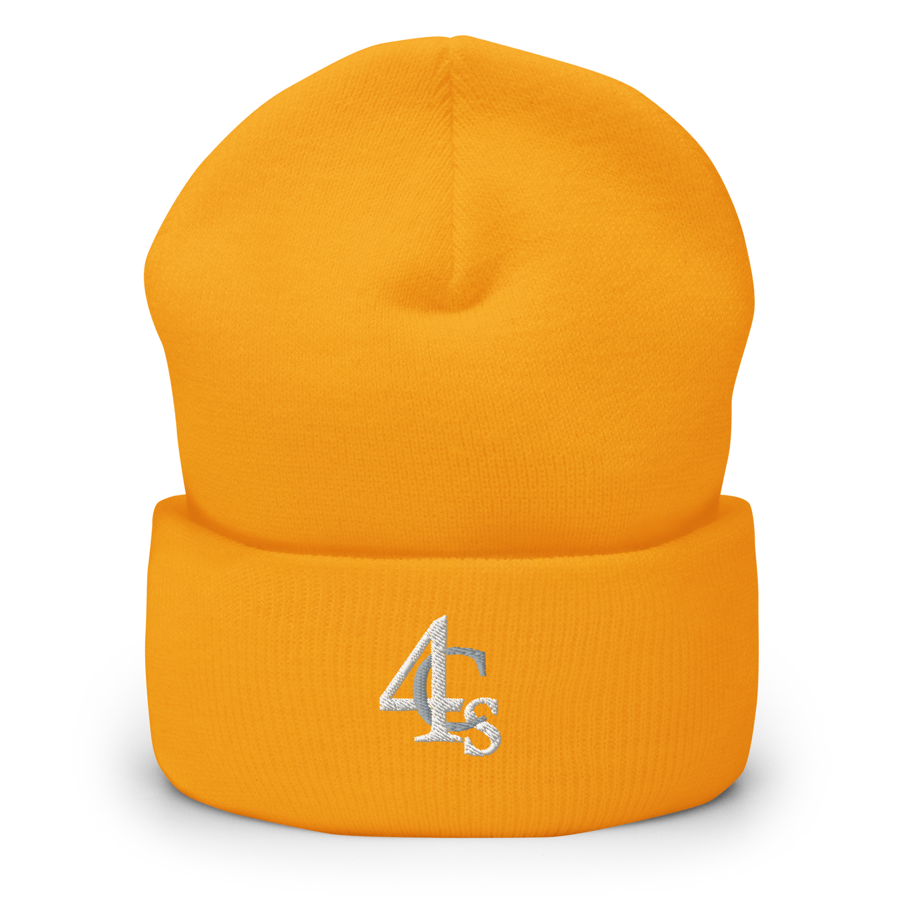 Bonnet à manchettes 4C’s 4Cs jaune beanie yellow orange