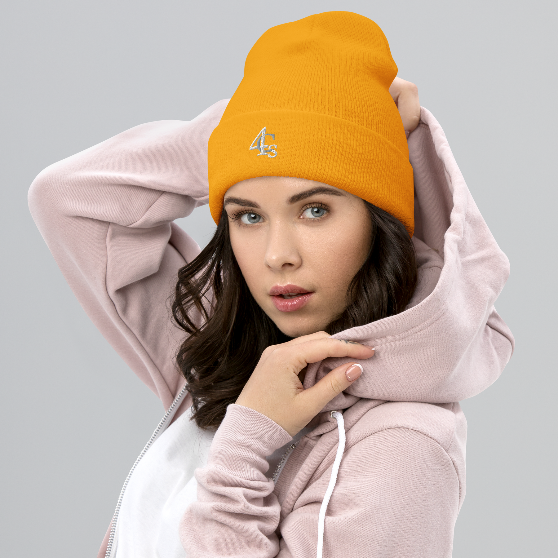 Bonnet 4C’s 4Cs jaune orange yellow beanie