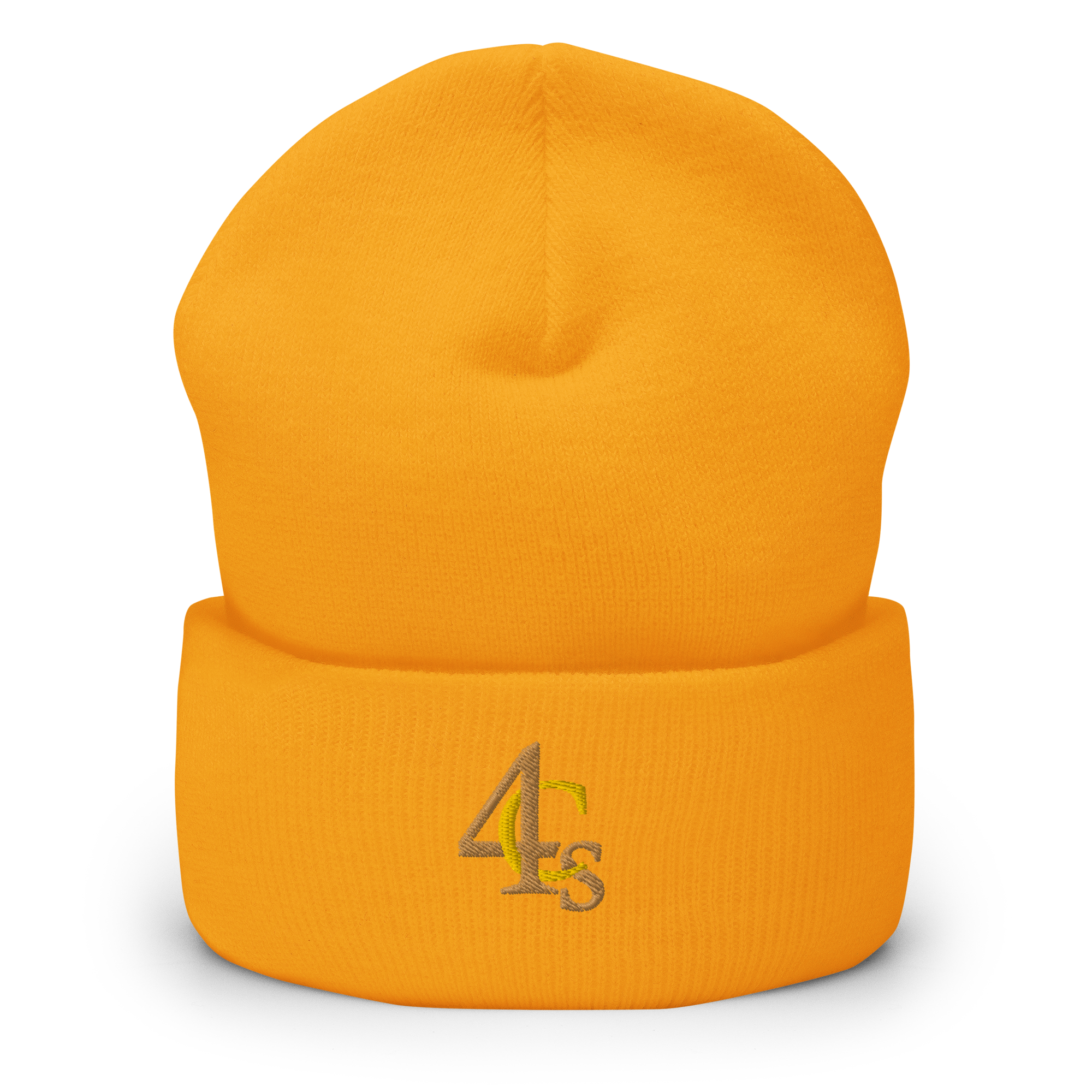 Bonnet à manchettes 4C’s 4Cs jaune beanie yellow orange