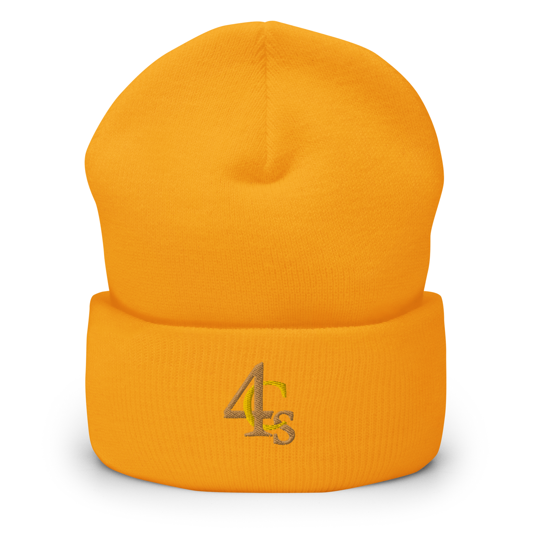 Bonnet à manchettes 4C’s 4Cs jaune beanie yellow orange