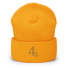 Bonnet à manchettes 4C’s 4Cs jaune beanie yellow orange