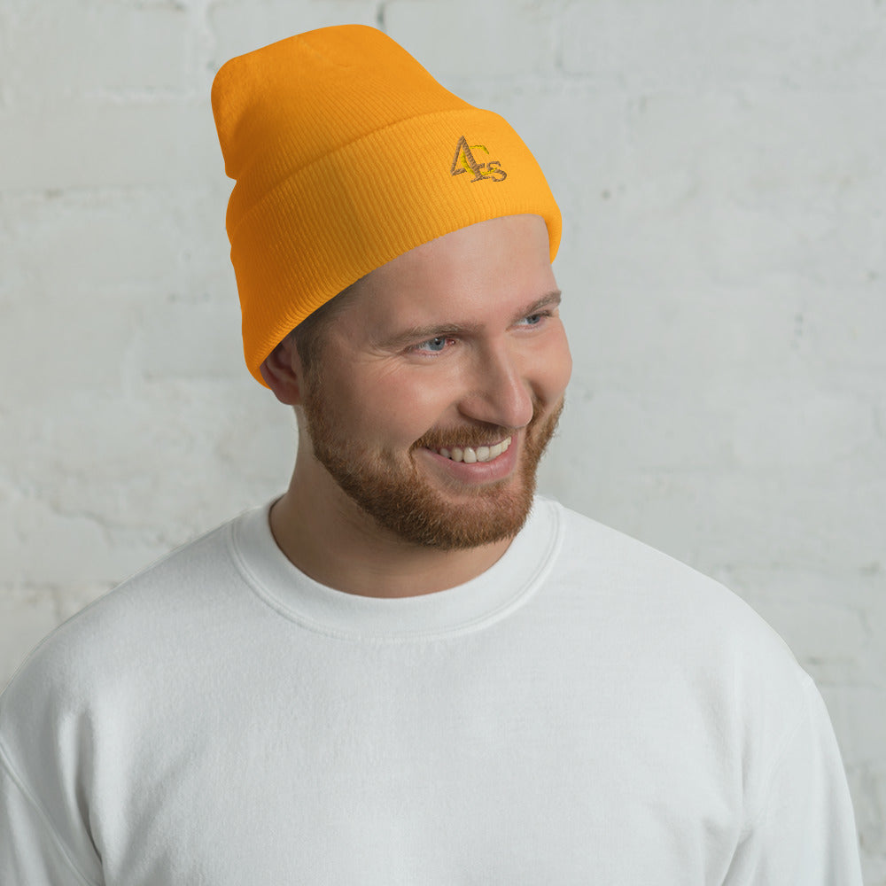 Bonnet à manchettes 4C’s 4Cs jaune beanie yellow orange