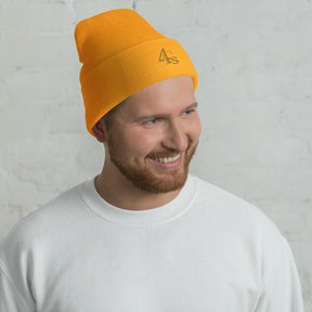 Bonnet à manchettes 4C’s 4Cs jaune beanie yellow orange