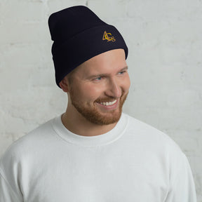 Bonnet à manchettes 4C’s 4Cs bleu marine beanie navy