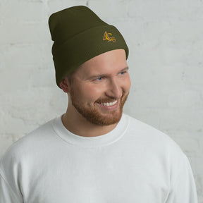 Bonnet à manchettes 4C’s 4Cs khaki beanie