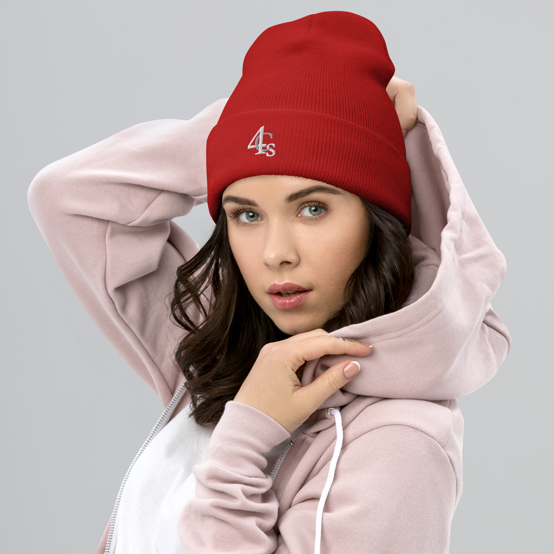 Bonnet 4C’s 4Cs rouge red beanie