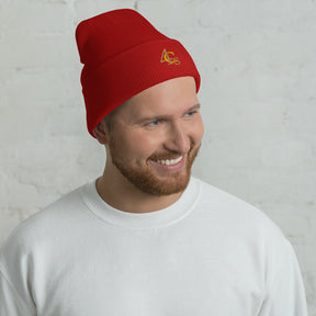 Bonnet à manchettes 4C’s 4Cs rouge beanie red