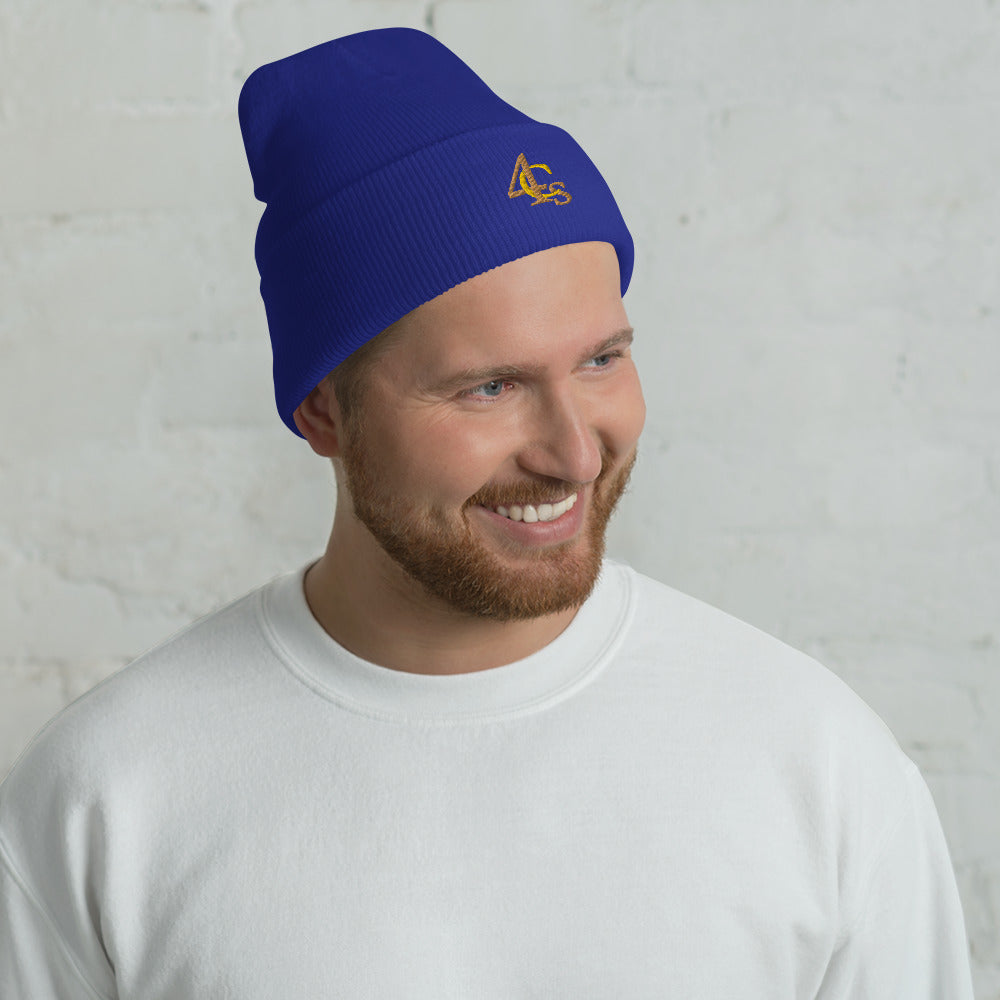 Bonnet à manchettes 4C’s 4Cs bleu beanie blue