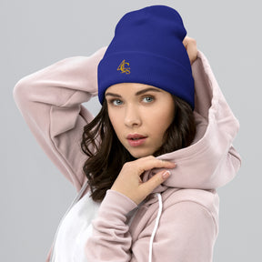 Bonnet à manchettes 4C’s 4Cs bleu beanie blue