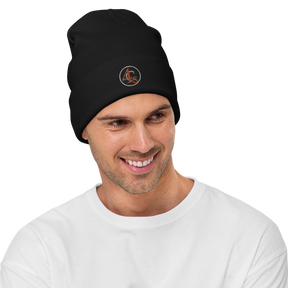 Bonnet brodé 4C’s noir 4Cs black beanie