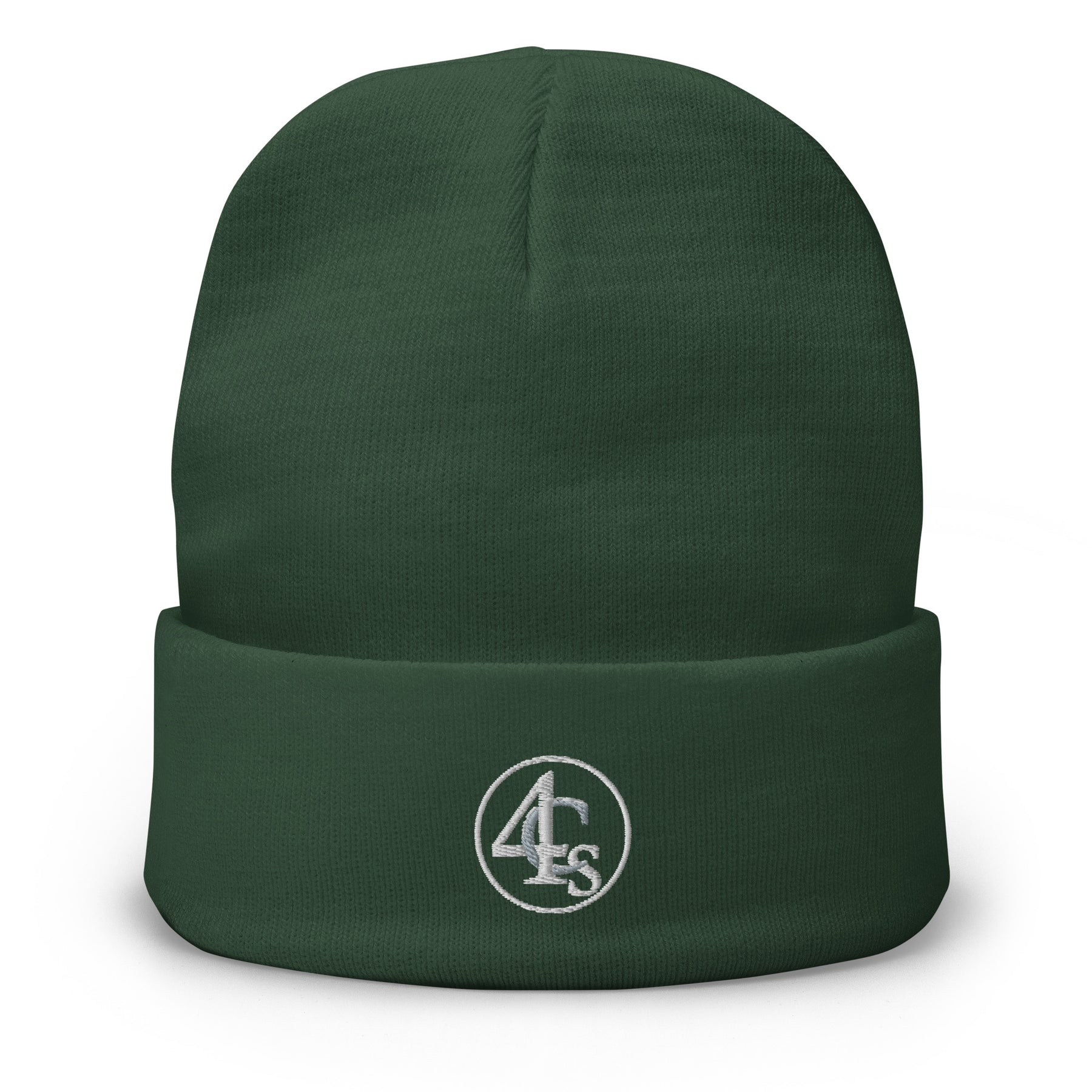 Bonnet brodé 4C’s vert 4Cs green beanie