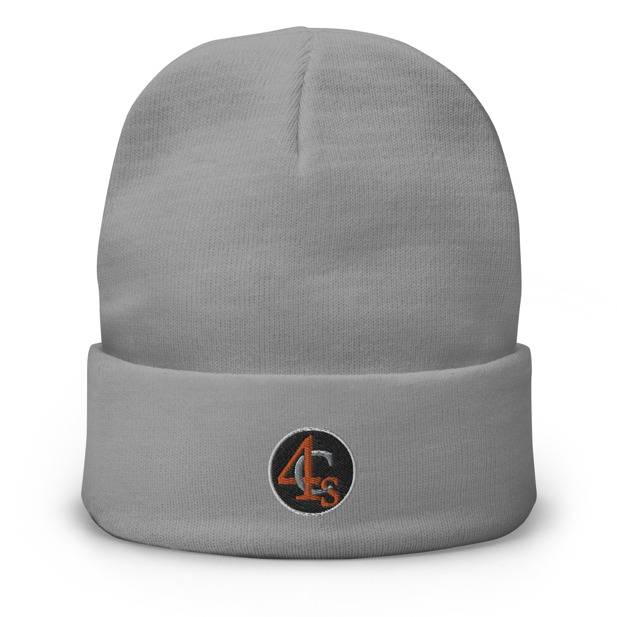 Bonnet brodé 4C’s gris 4Cs grey beanie
