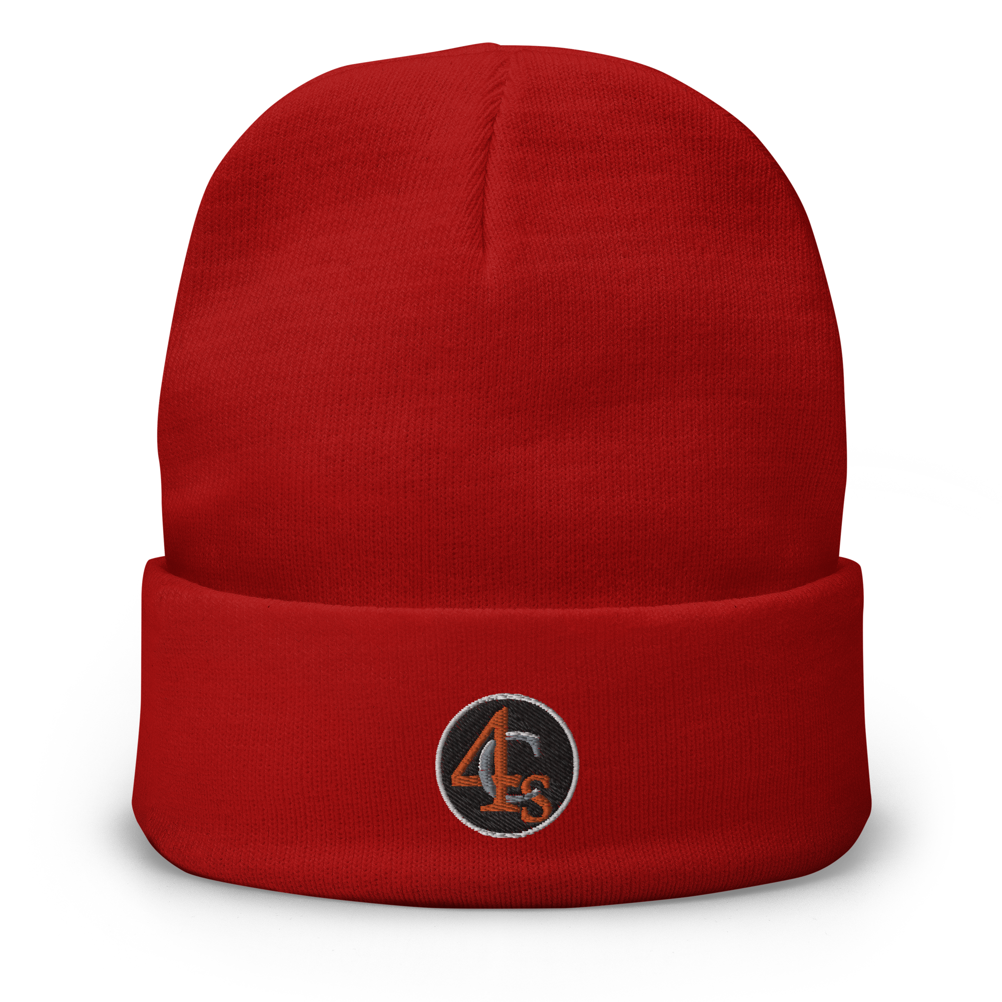 Bonnet brodé 4C’s rouge 4Cs red beanie