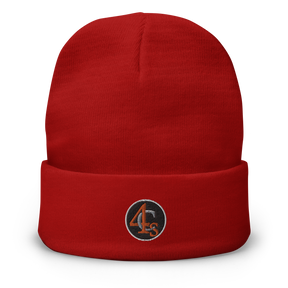 Bonnet brodé 4C’s rouge 4Cs red beanie