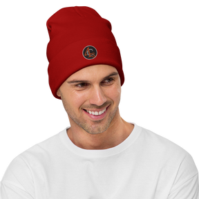 Bonnet brodé 4C’s rouge 4Cs red beanie