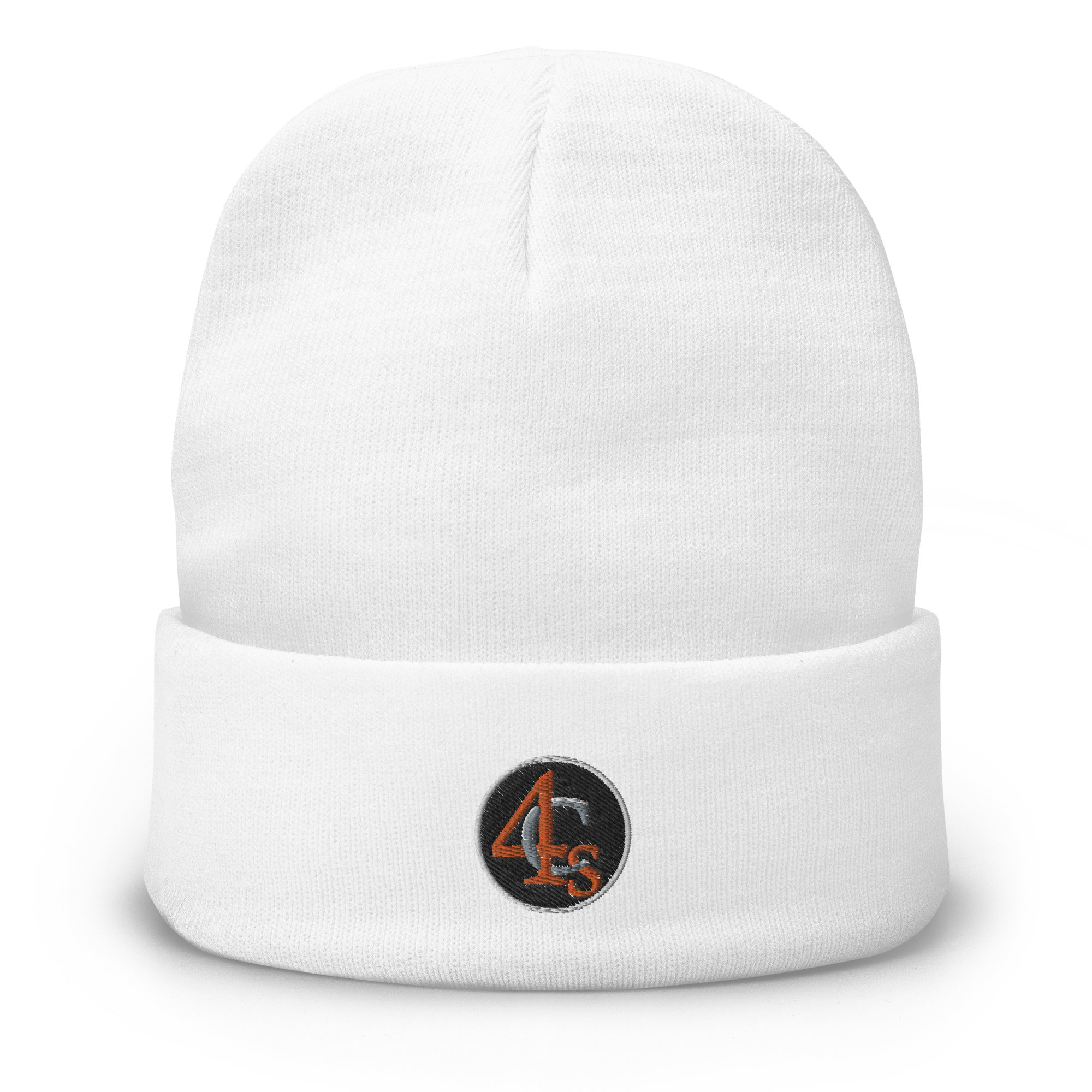 Bonnet brodé 4C’s blanc 4Cs white beanie