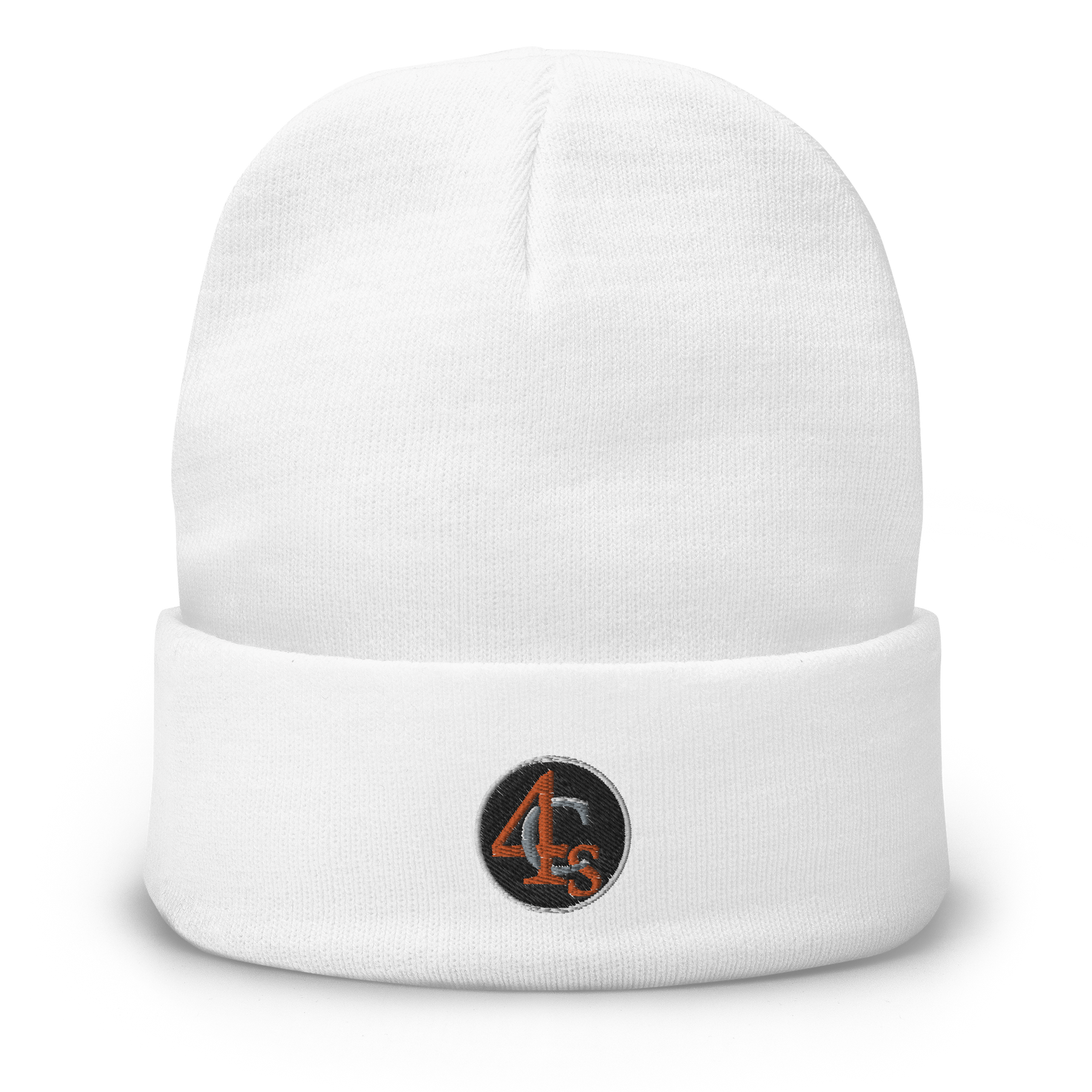 Bonnet brodé 4C’s blanc 4Cs white beanie