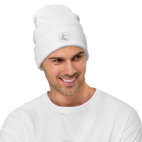 Bonnet brodé 4C’s blanc 4Cs white beanie