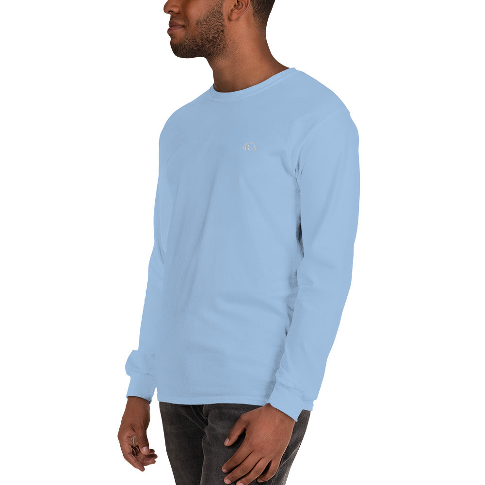 T-shirt manches longues 4C’s bleu clair 4Cs tee-shirt light blue