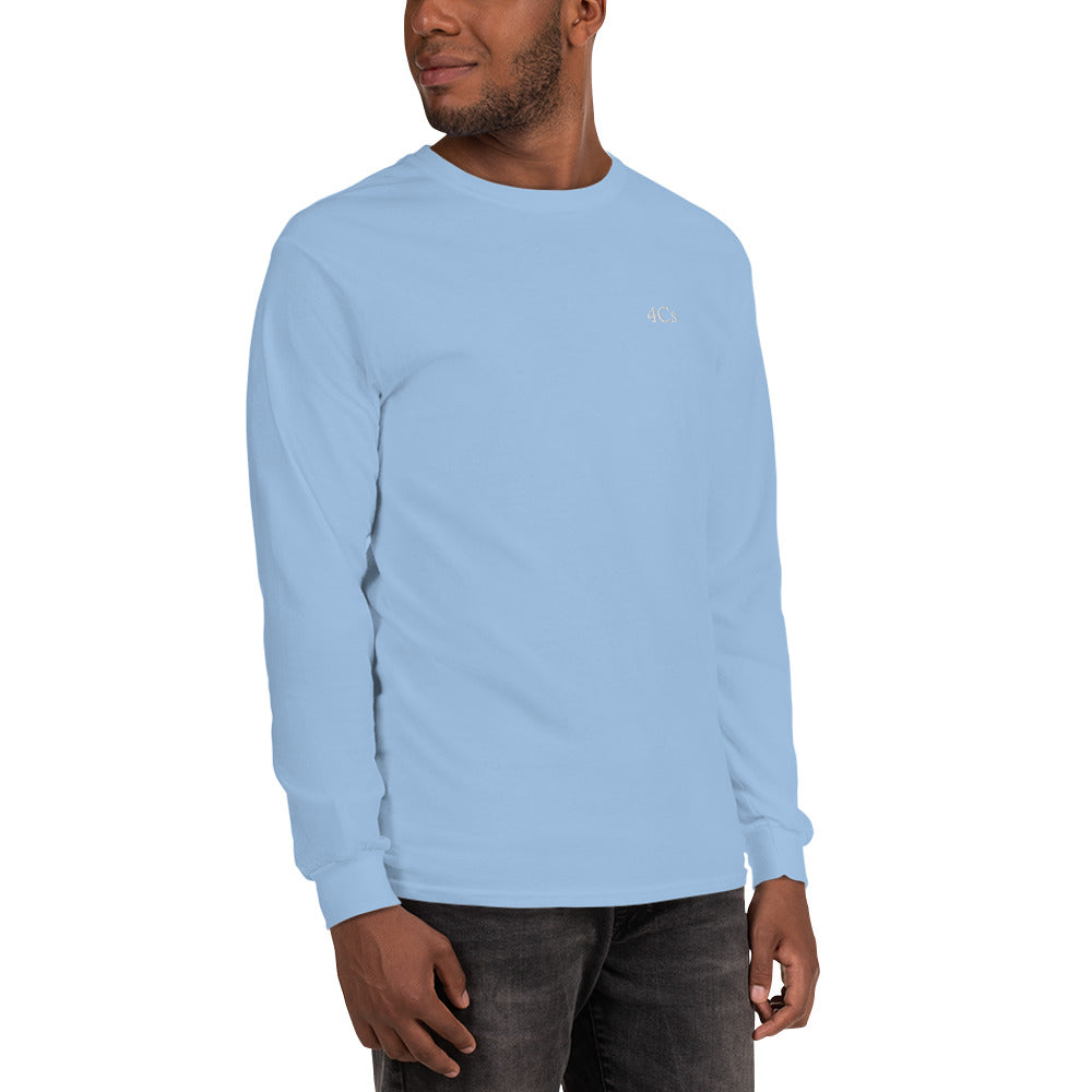 T-shirt manches longues 4C’s bleu clair 4Cs tee-shirt light blue