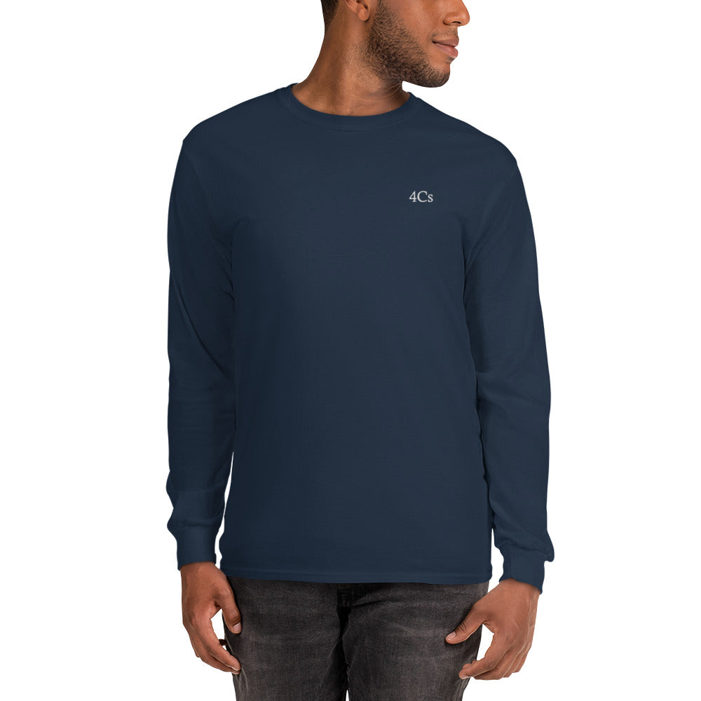 T-shirt manches longues 4C’s bleu 4Cs navy tee-shirt