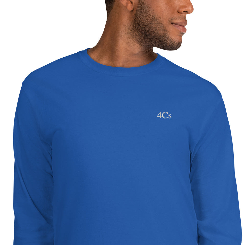 T-shirt manches longues 4C’s bleue 4Cs tee-shirt blue