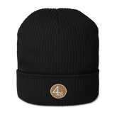 Bonnet brodé 4C’s noir 4Cs black beanie