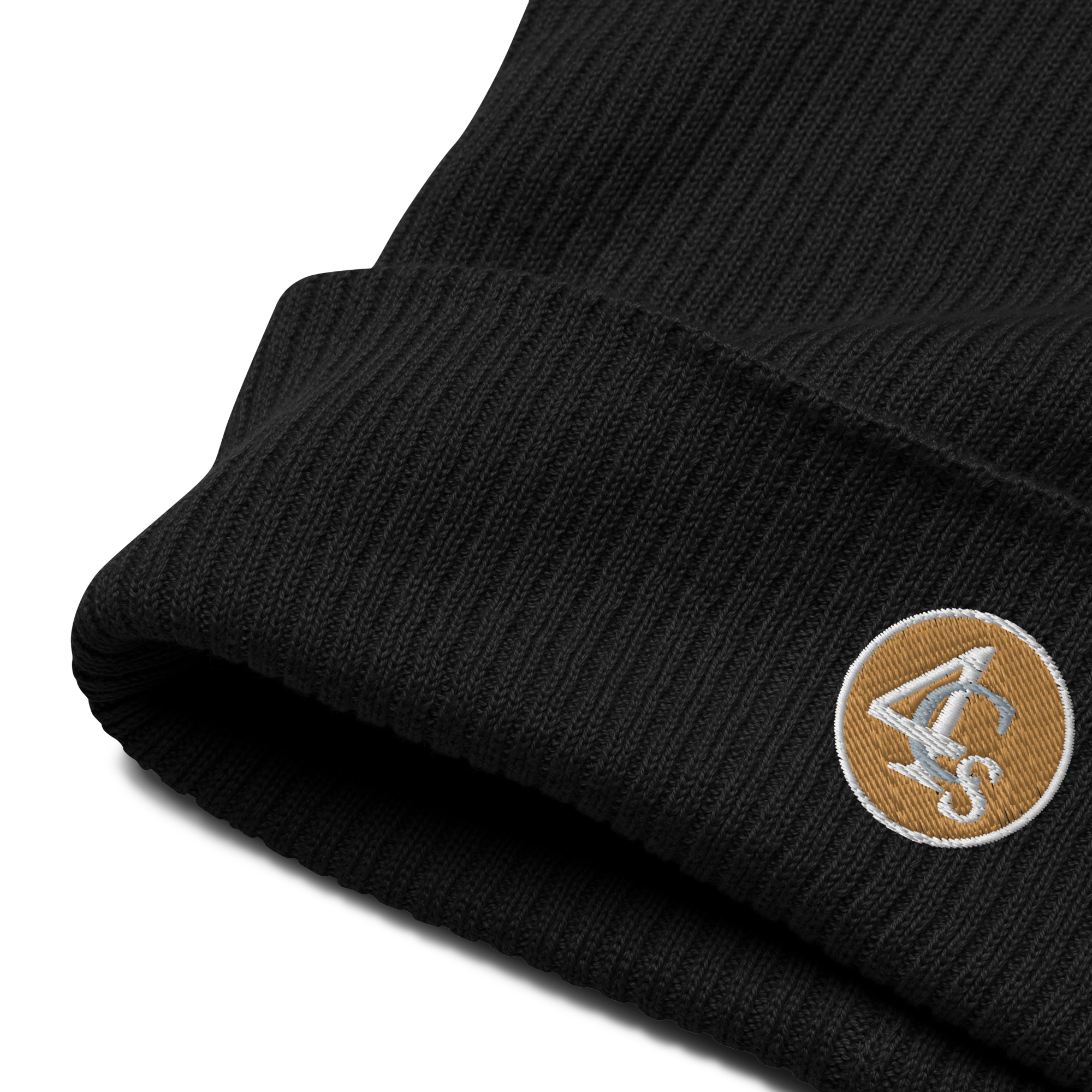 Bonnet brodé 4C’s noir 4Cs black beanie