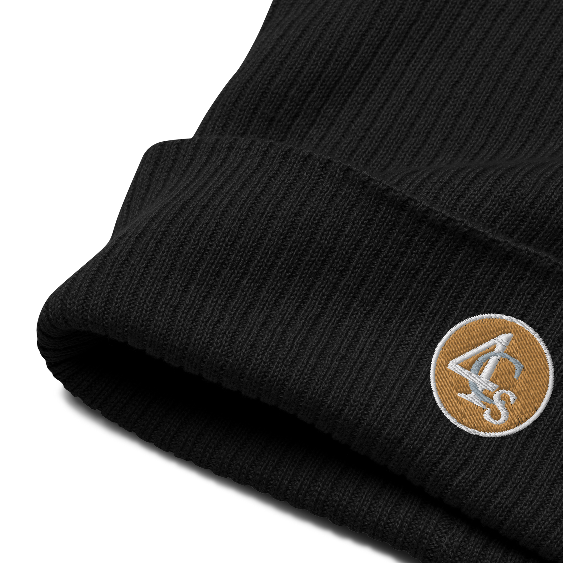 Bonnet brodé 4C’s noir 4Cs black beanie