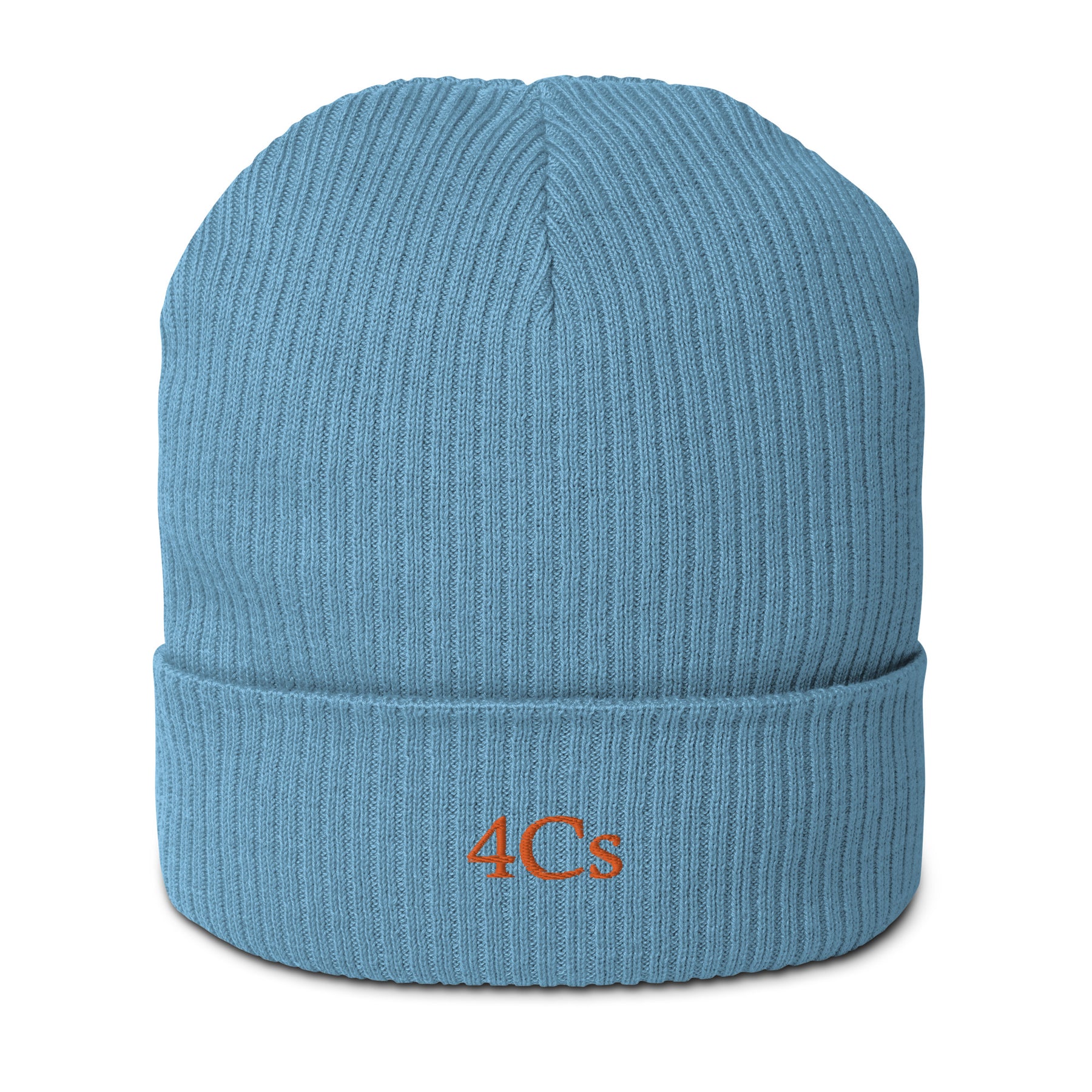 Bonnet brodé 4C’s bleu 4Cs blue beanie