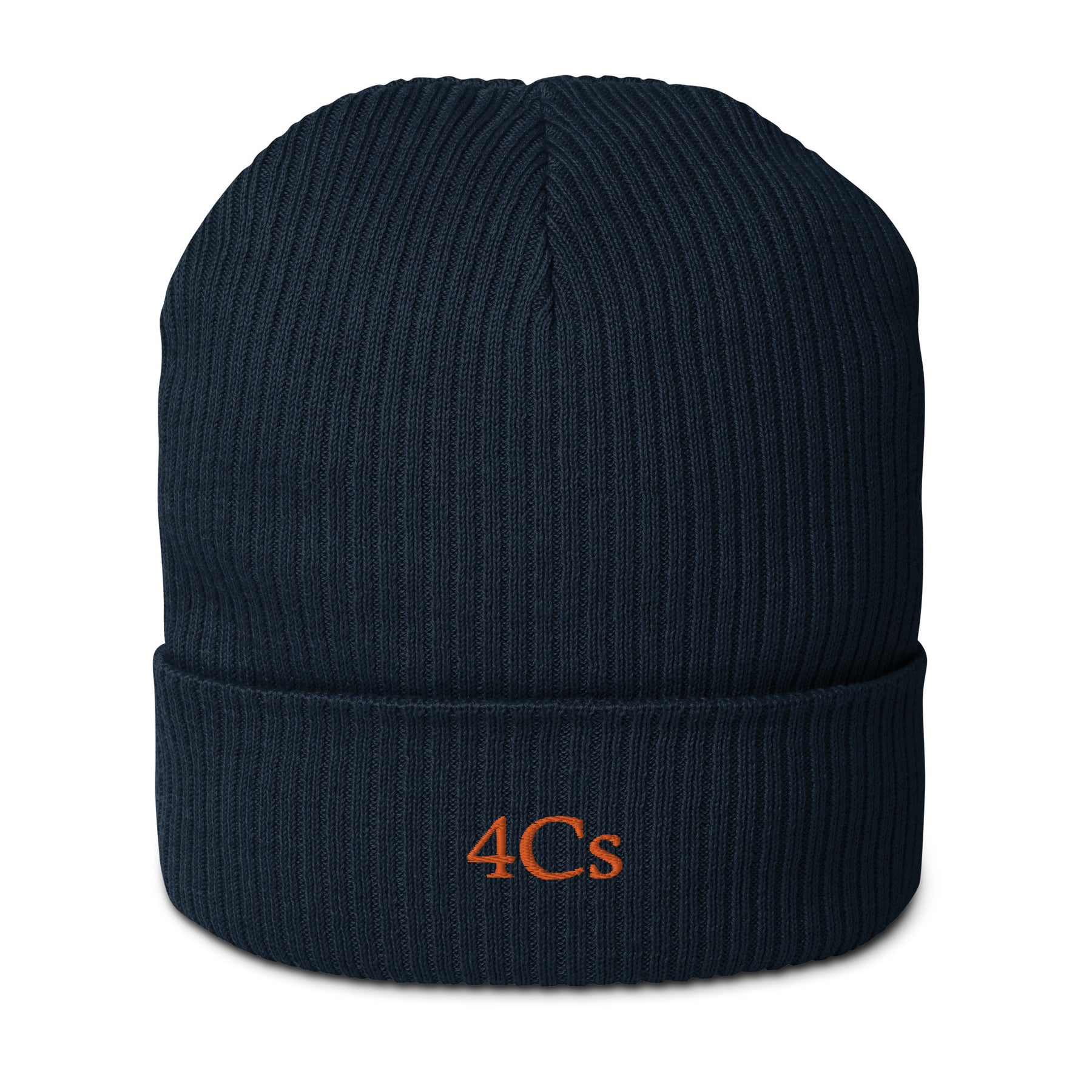 Bonnet brodé 4C’s bleu 4Cs navy beanie