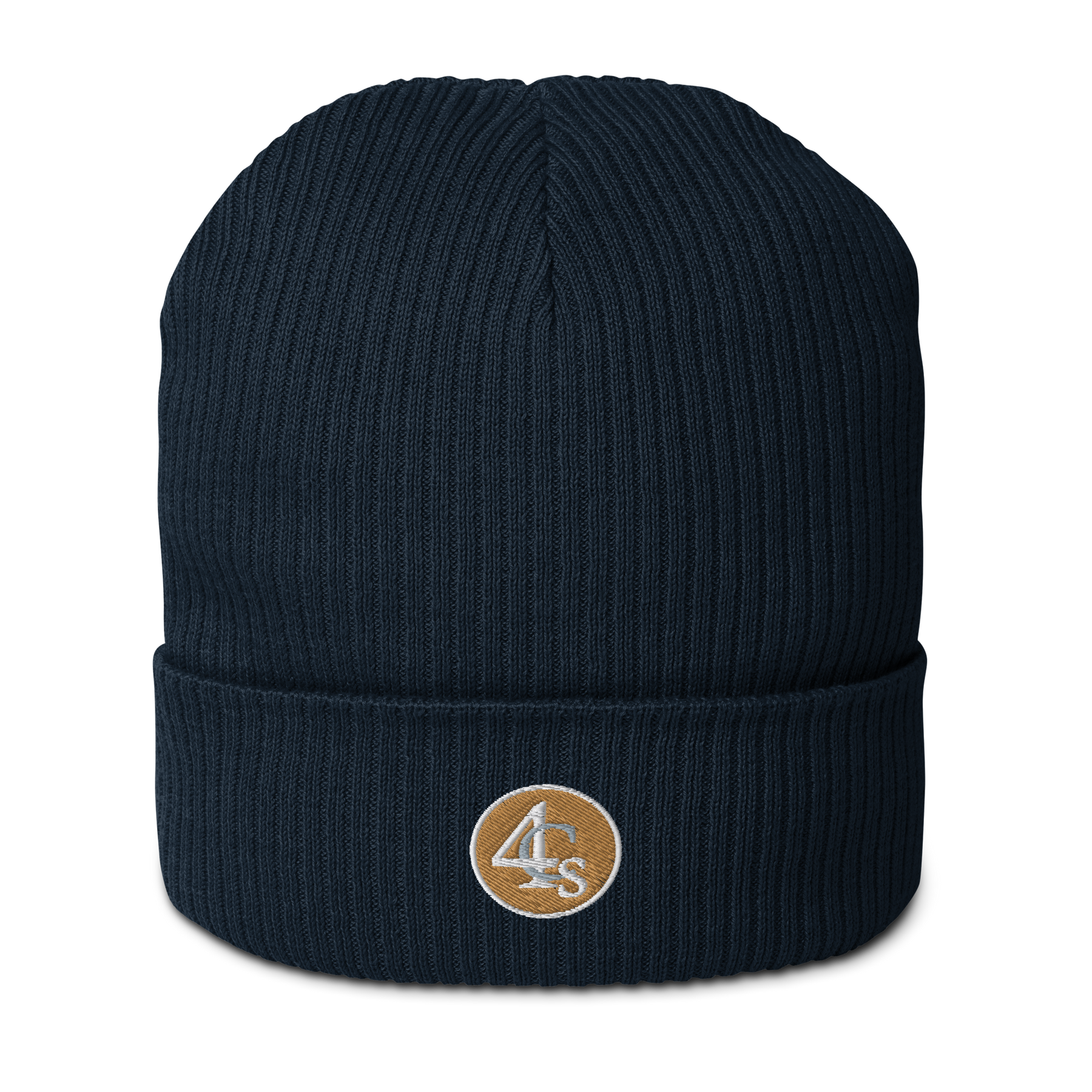 Bonnet brodé 4C’s bleu4Cs navy beanie