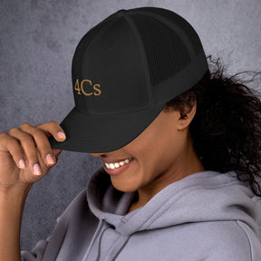 casquette 4C’s 4Cs hat trucker noir black