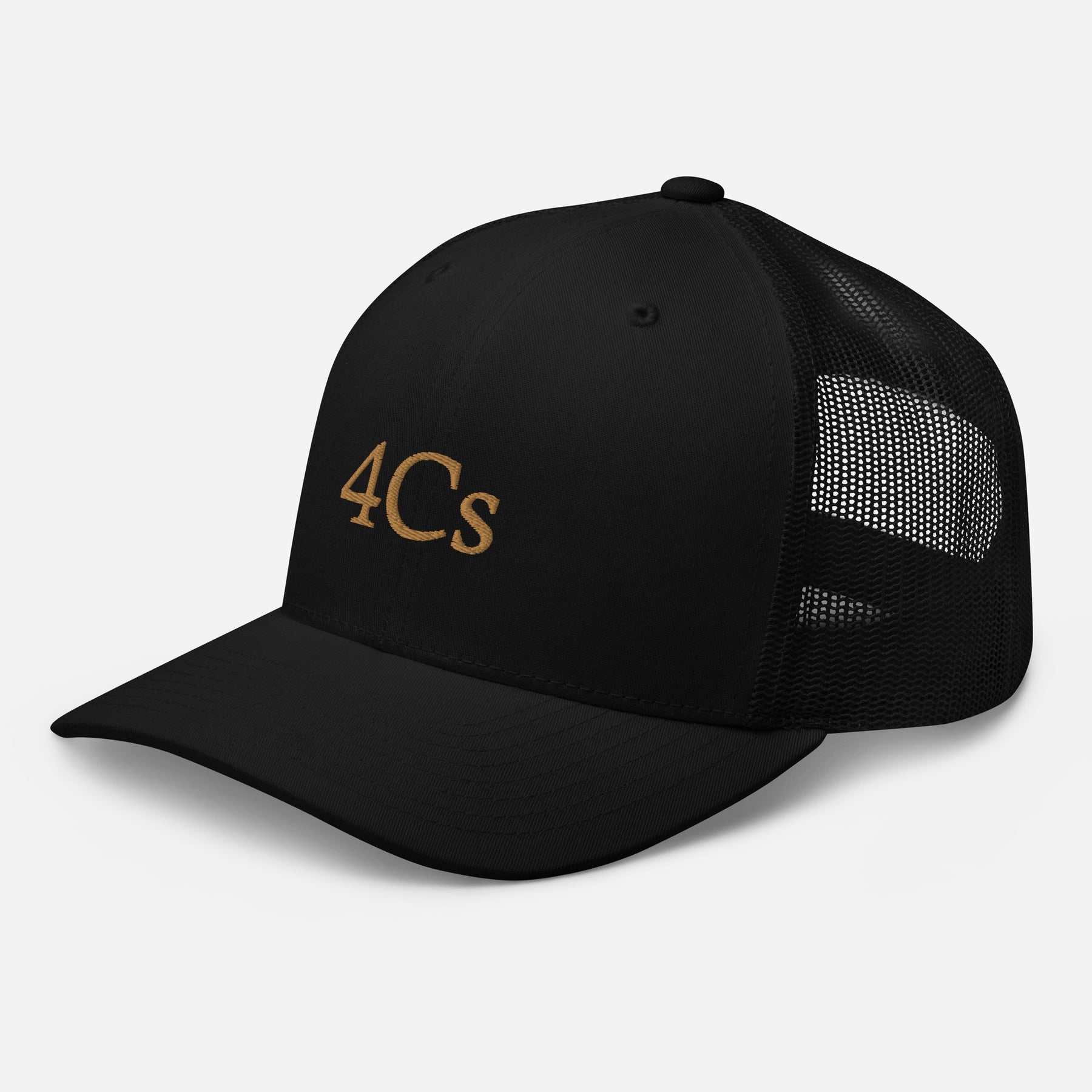 casquette 4C’s 4Cs hat trucker noir black