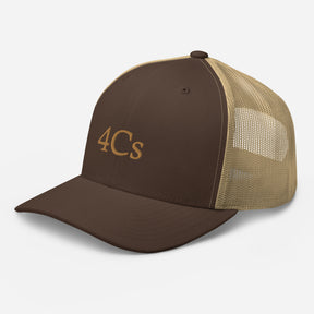 casquette 4C’s 4Cs hat trucker khaki brown marron