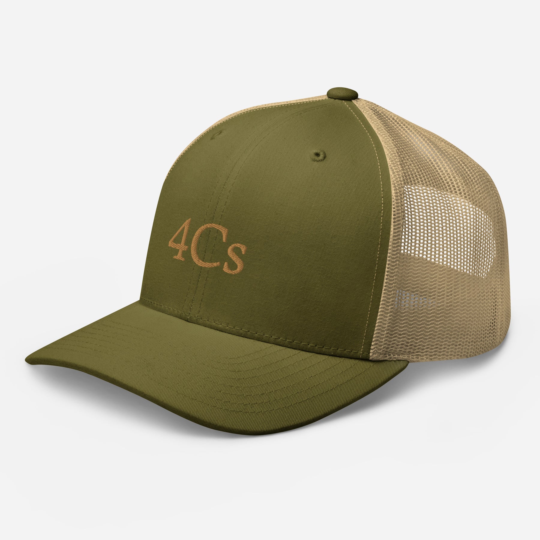 casquette 4C’s 4Cs hat trucker khaki