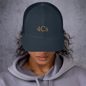 casquette 4C’s 4Cs hat trucker bleu foncé navy