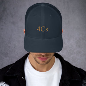 casquette 4C’s 4Cs hat trucker bleu foncé navy