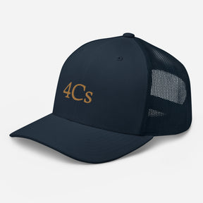 casquette 4C’s 4Cs hat trucker bleu foncé navy