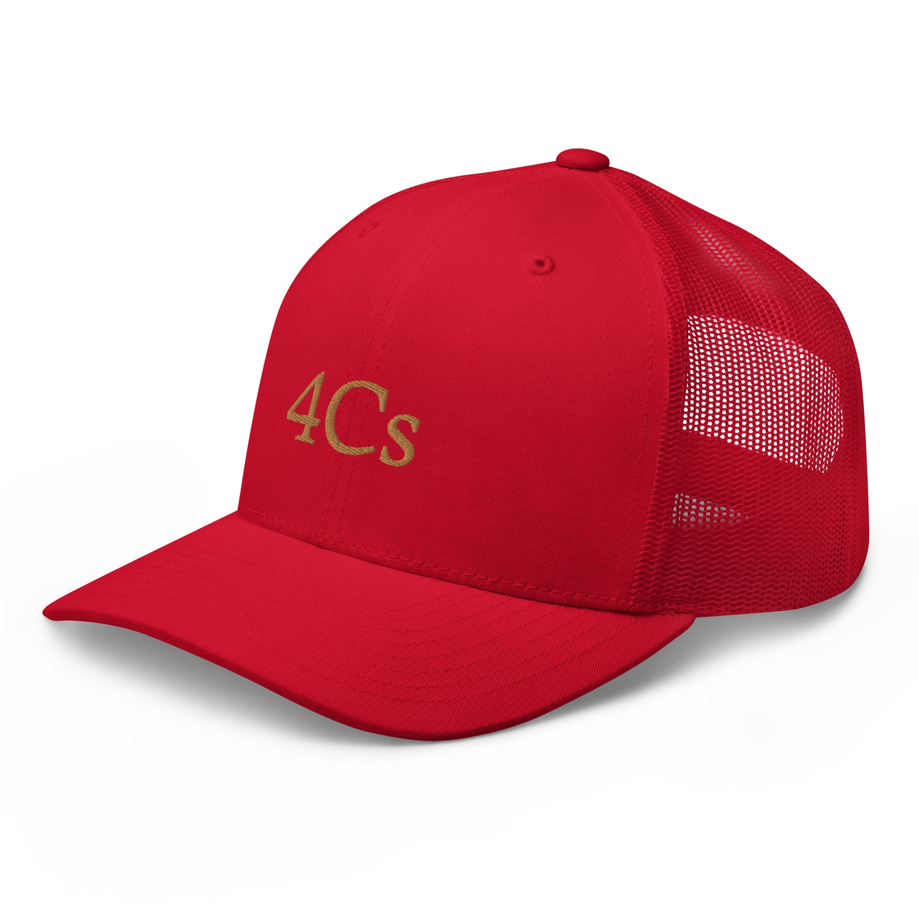 casquette 4C’s 4Cs hat trucker rouge red