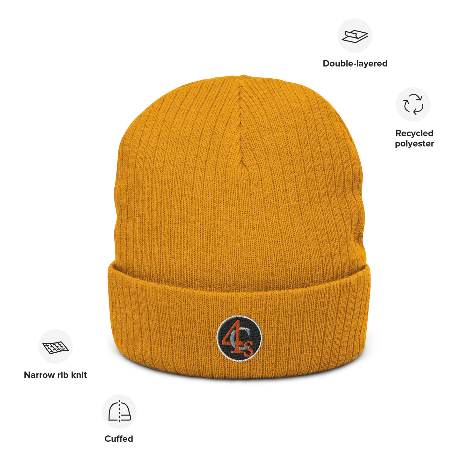 Bonnet 4C’s 4Cs beanie moutarde mustard