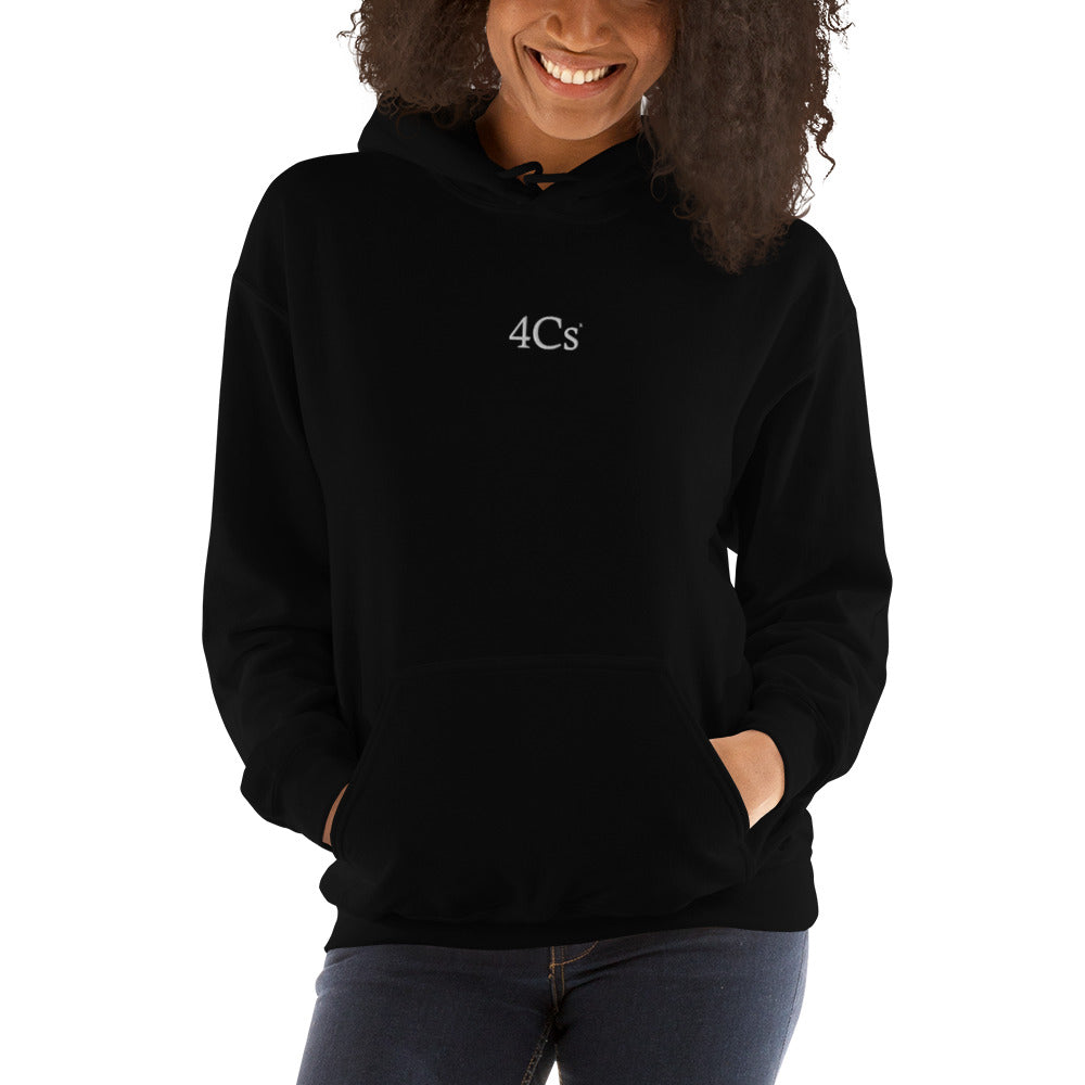 Sweat à capuche hoodie 4C’s black noir 4Cs