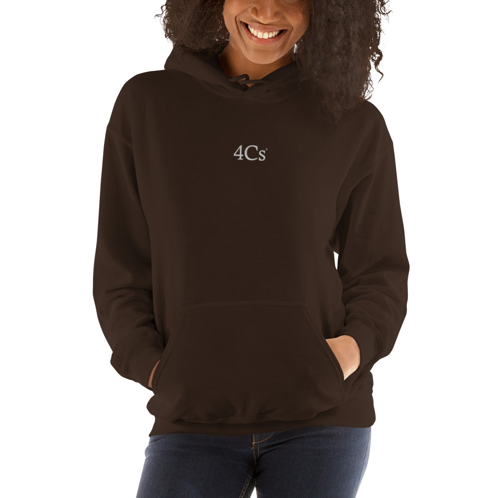 Sweat à capuche hoodie 4C’s marron dark chocolate 4Cs