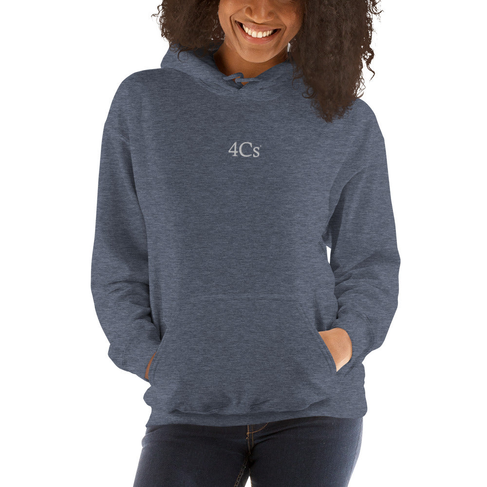 Sweat à capuche hoodie 4C’s  bleu dark navy 4Cs