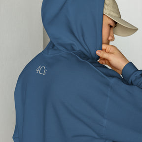 Sweat à capuche hoodie 4C’s bleu indigo blue 4Cs